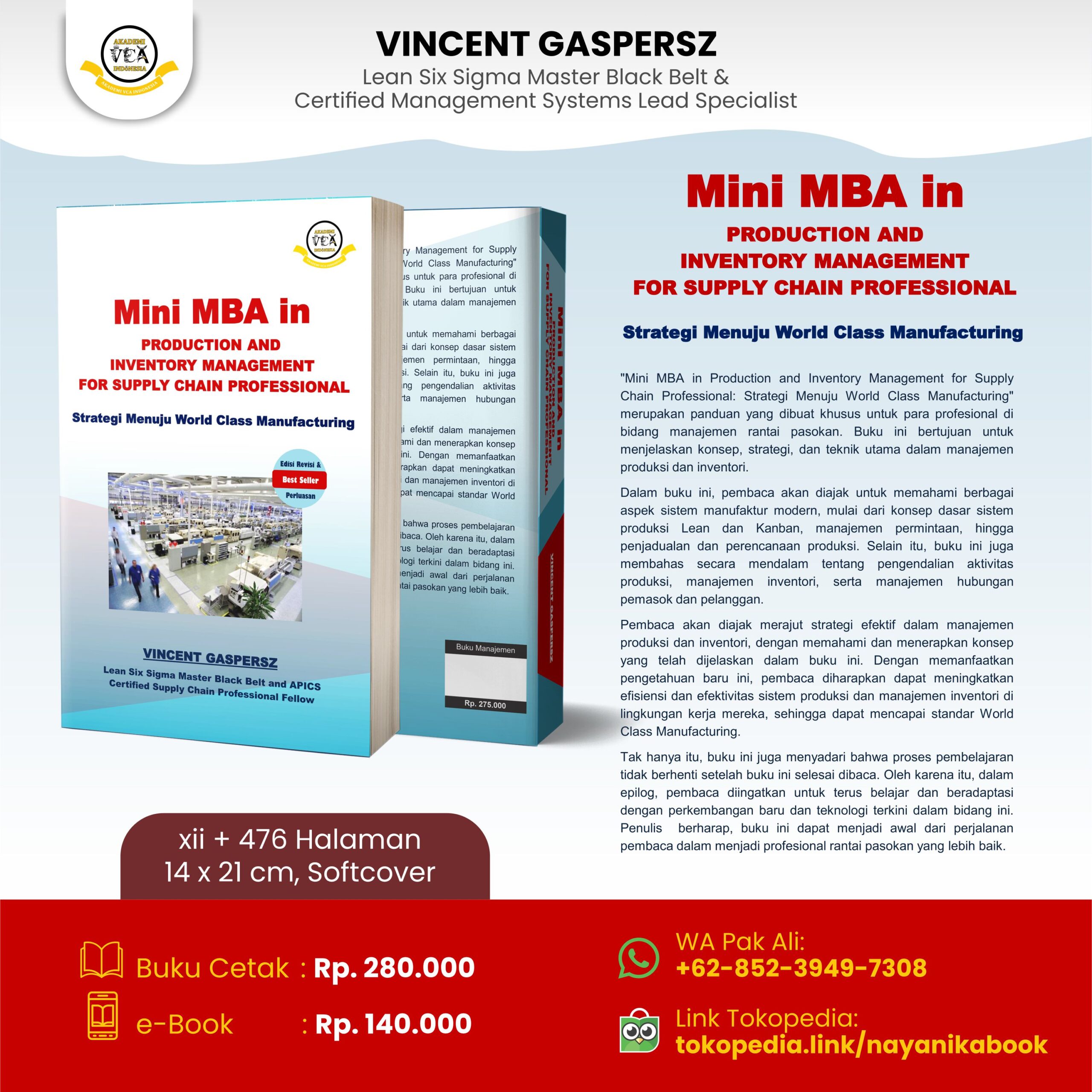 Mini MBA in Production and Inventory Management for Supply Chain Professional